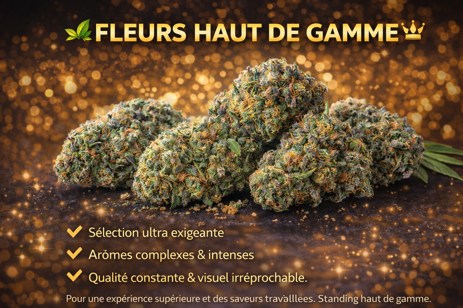 FLEURS HAUT DE GAMME